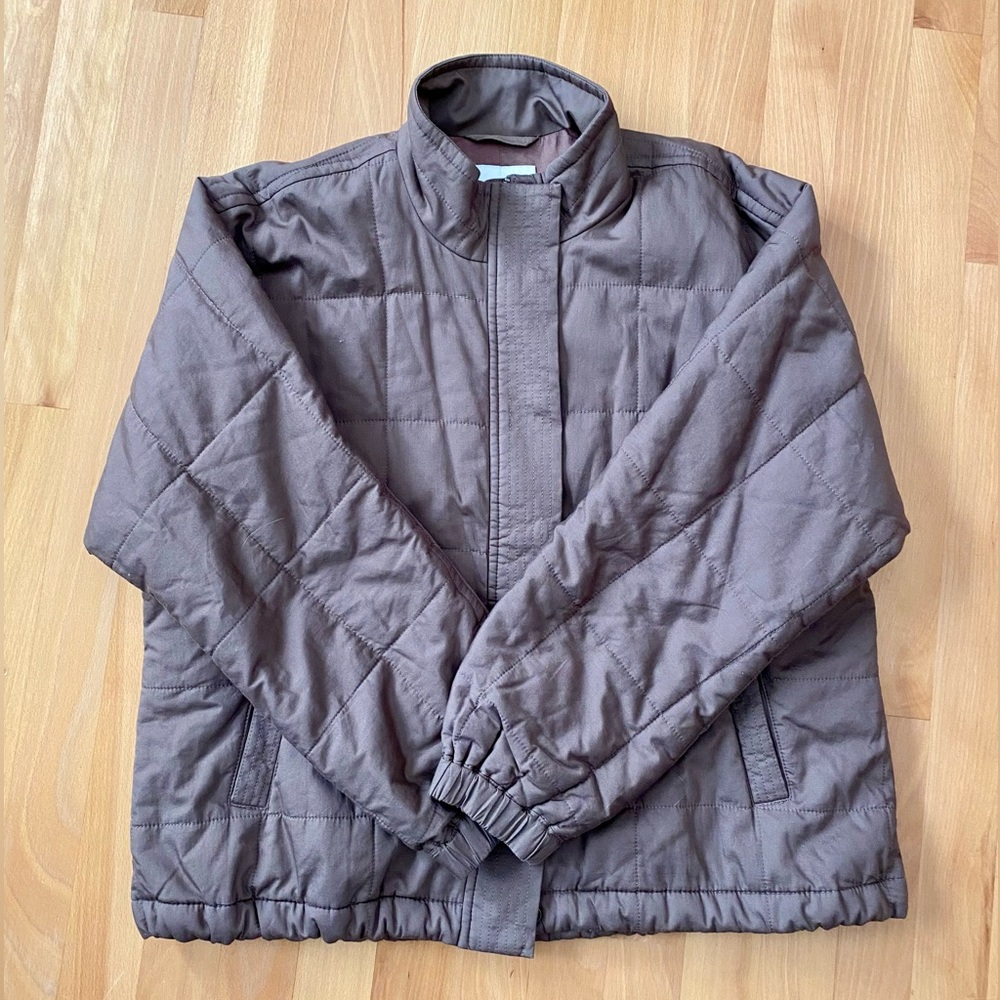 Madewell quilted Bremen bomber jacket cotton S